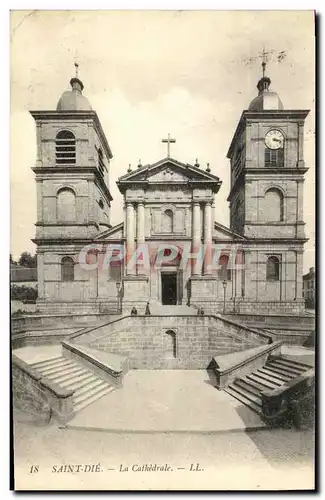 Cartes postales Saint Die La Cathedrale