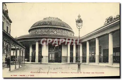 Cartes postales Contrexeville Nouveau Pavillon Et Galerie Des Colonnes