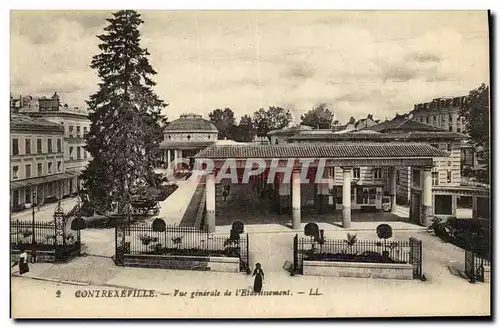 Cartes postales Contrexeville Vue Generale de L Etablissement