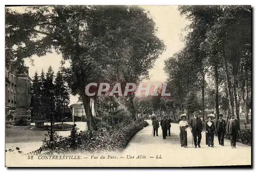 Ansichtskarte AK Contrexeville Vue Du Parc Une Allee