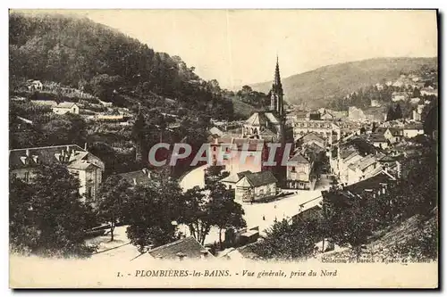 Ansichtskarte AK Plombieres Les Bains Vue Generale Prise Du Nord