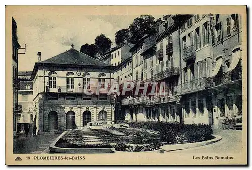 Cartes postales Plombieres Les Bains Les Bains Romains