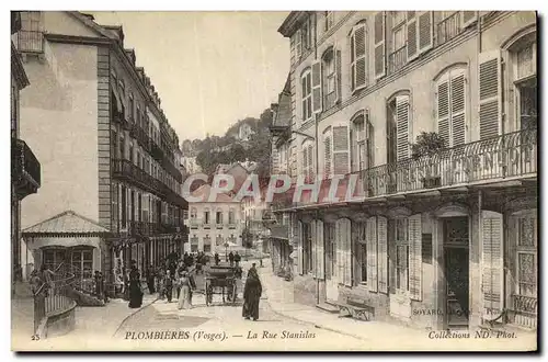 Ansichtskarte AK Plombieres La Rue Stanislas