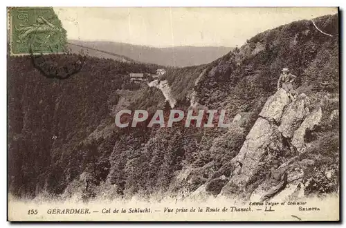 Cartes postales Gerardmer Col de la Schlucht Vue Prise de la Route de Thaneck