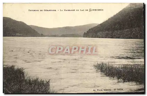 Ansichtskarte AK Environs de Gerardmer La Naissance Du Lac De Longemer