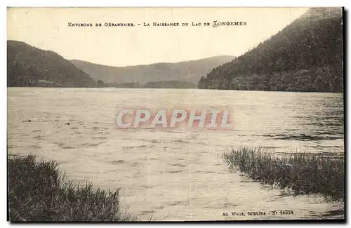 Cartes postales Environs de Gerardmer La Naissance Du Lac De Longemer