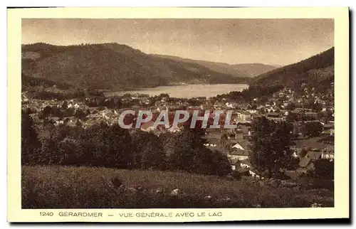 Cartes postales Gerardmer Vue Generale Avec Le Lac