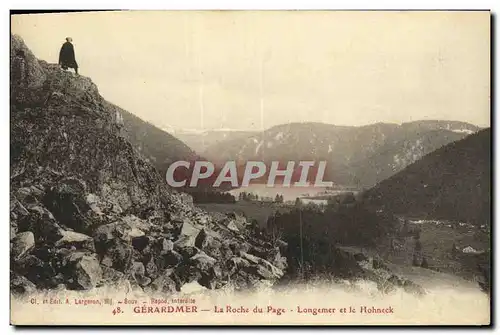 Cartes postales Gerardmer La Roche Du Page Longemer Et Le Hohneck