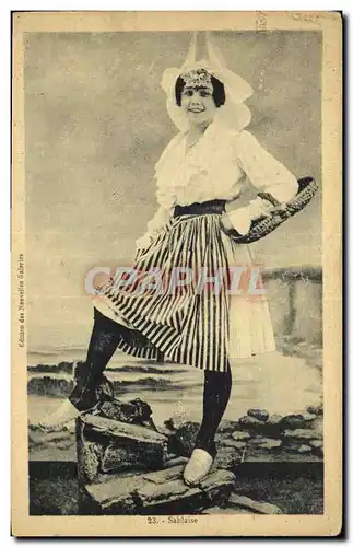 Cartes postales Les Sables D Olonne Sablaise Femme Folklore