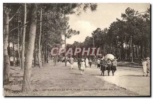 Cartes postales Les Sables D Olonne Avenue du Casino des Pins