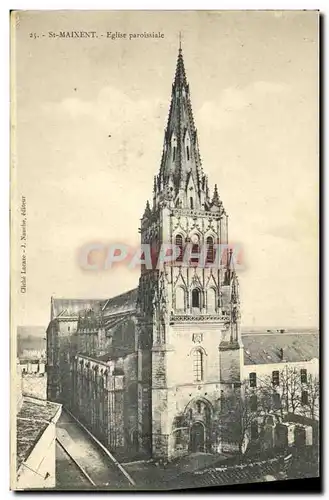 Cartes postales Saint Maixent Eglise Paroissiale