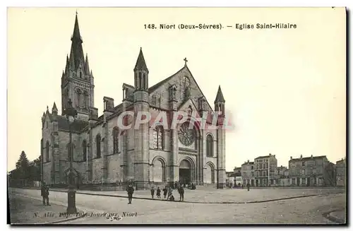 Cartes postales Niort Eglise Saint Hilaire