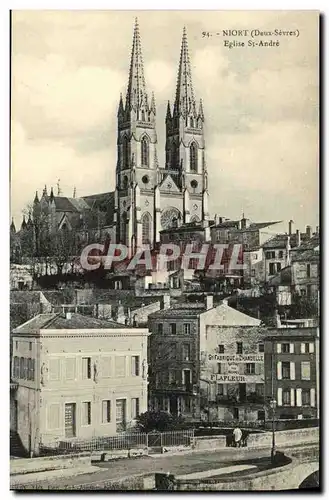 Cartes postales Niort Eglise St Andre Fabrique de la Chandelle Fableur