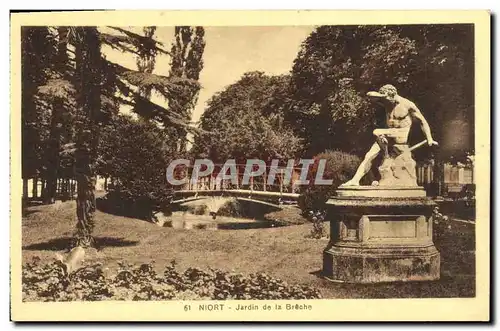 Cartes postales Niort Jardin de La Breche