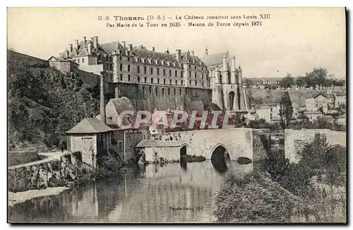 Cartes postales Thouars Le Chateau Construit Sous Louis XIII par Marie de la Tour en 1635 Maison de force