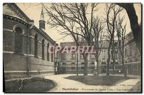 Cartes postales Montdidier Pensionnat de Jeunes Filles Vue interieure