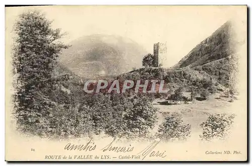 Cartes postales Route de la Vallee du Lys Castel Vieil