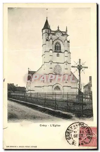 Cartes postales Crecy L eglise