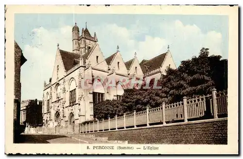 Cartes postales Peronne L Eglise