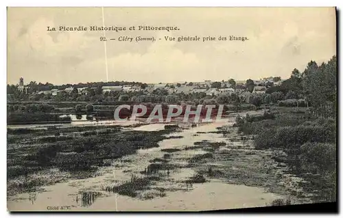 Cartes postales Clery Vue Generale Prise des Etangs