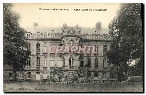 Ansichtskarte AK Environs d Ailly Sur Noye Chateau de Chaussoy