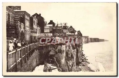 Cartes postales Onival Les Falaises Et Le Chemin