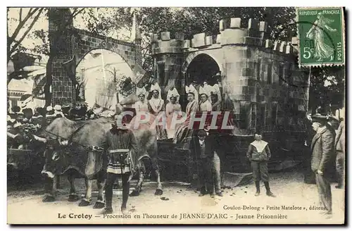 Cartes postales Le Crotoy Procession en L Honneur de Jeanne D Arc Jeanne prisonniere