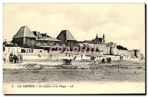 Cartes postales Le Crotoy Le Casino Et La Plage