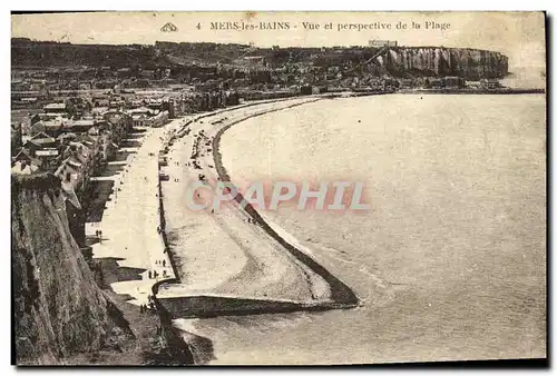 Cartes postales Mers les Bains Vue Et Perspective de la Plage