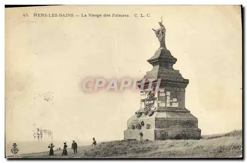 Cartes postales Mers les Bains La Vierge des Falaises