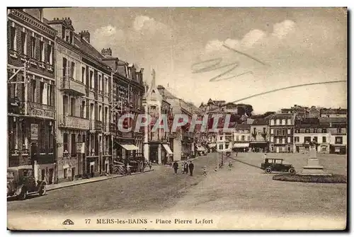 Cartes postales Mers les Bains Place Pierre Le Fort