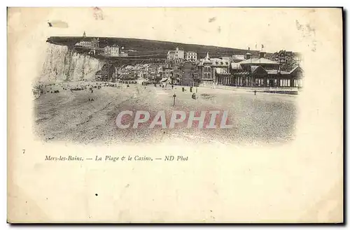 Cartes postales Mers les Bains La Plage et Casino