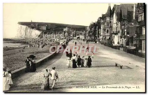 Cartes postales Mers les Bains La Promenade de la Plage