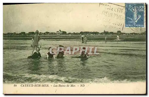 Cartes postales Cayeux Sur Mer Les Bains De Mer