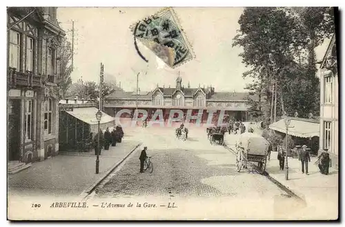 Cartes postales Abbeville L Avenue de la Gare