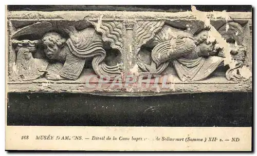 Cartes postales Musee de Amiens Detail de la Cuve