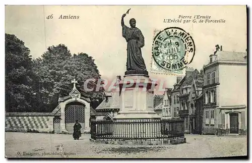 Cartes postales Amiens Pierre l Ermite L eveche par G de Forceville