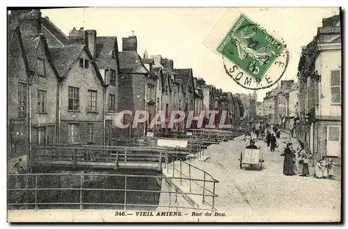 Cartes postales Vieil Amiens Rue du Don