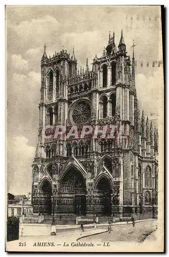 Cartes postales Amiens La Cathedrale