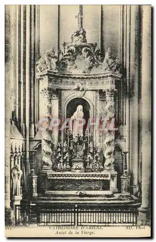 Cartes postales Amiens La Cathedrale Autel de la Vierge