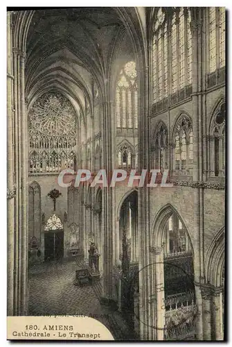 Ansichtskarte AK Amiens Cathedrale Le Transept