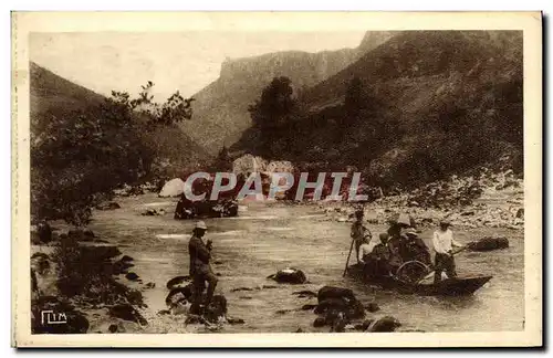Cartes postales Gorges du Tarn Descente d un rapide