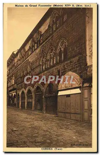 Cartes postales Maison du Grand Fauconnier Cordes