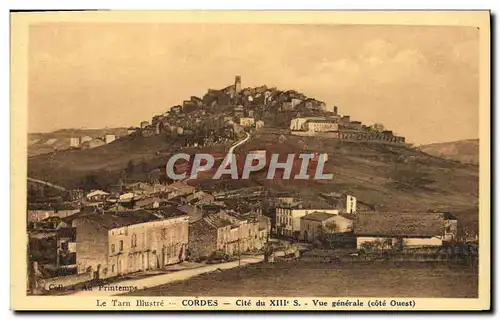 Cartes postales Cordes Vue Generale