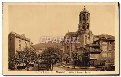 Ansichtskarte AK Mazamet Eglise St Sauveur