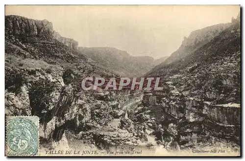 Cartes postales Vallee De La Jonte Vue Prise du Truel