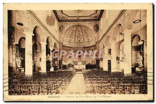 Cartes postales Graulhet Interieur de Notre Dame du Val d Amour