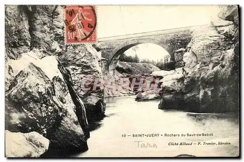 Cartes postales Saint Juery Rochers du Saut de Sabot