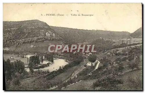 Cartes postales Penne Vallee de Boussergue