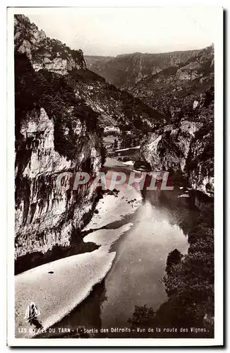 Cartes postales Gorges du Tran Sortie des Detroits Vue de la route des vignes